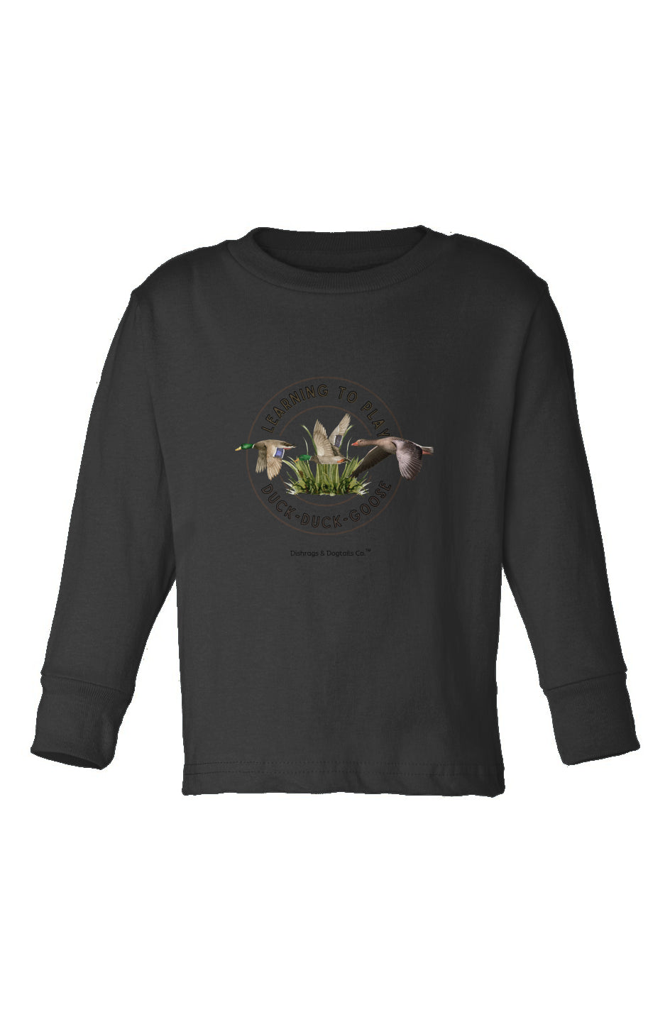 Learning to Play-Kids Rabbit Skins Long-Sleeve Tee