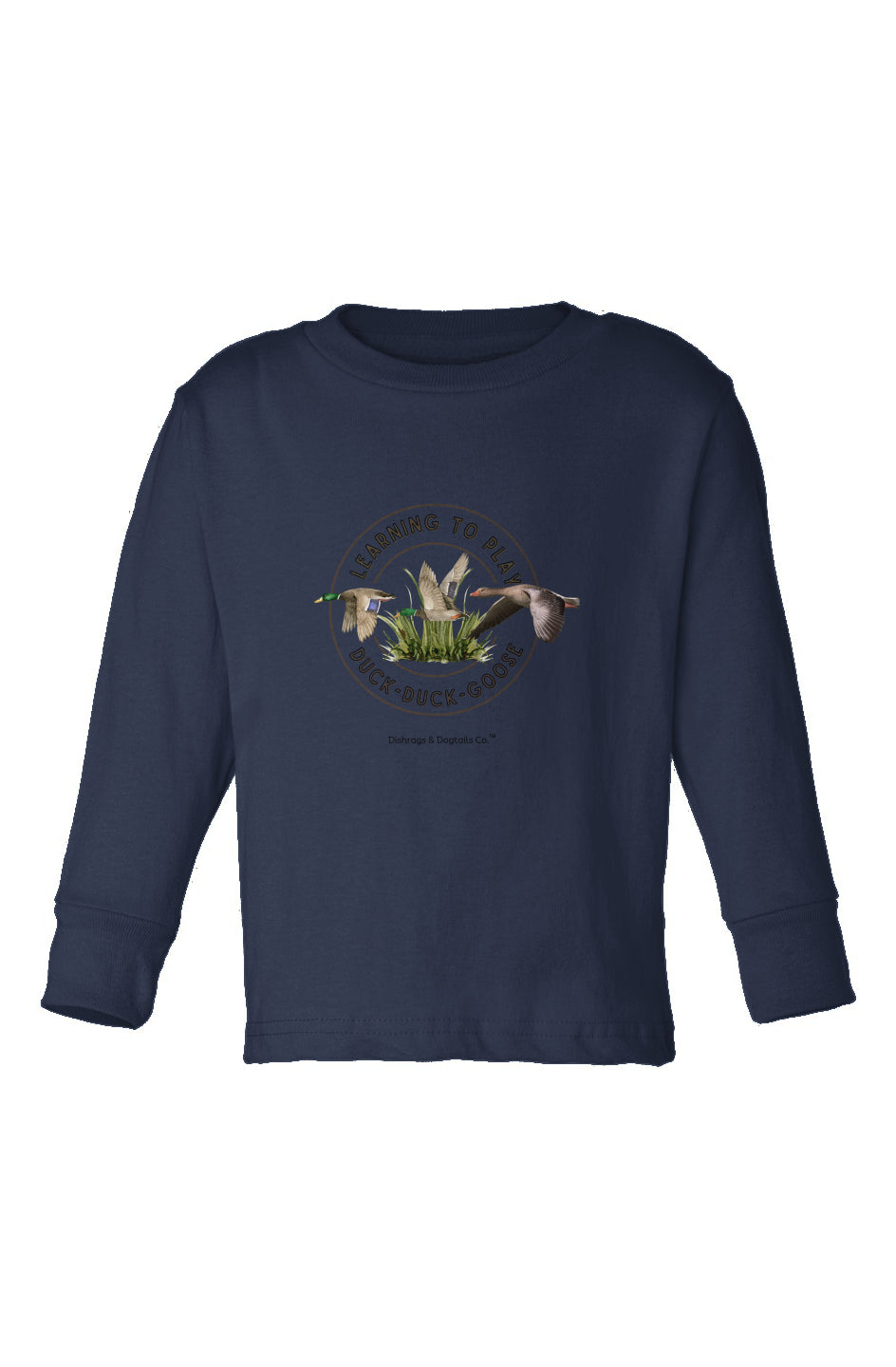 Learning to Play- Kids Rabbit Skins Long-Sleeve Tee